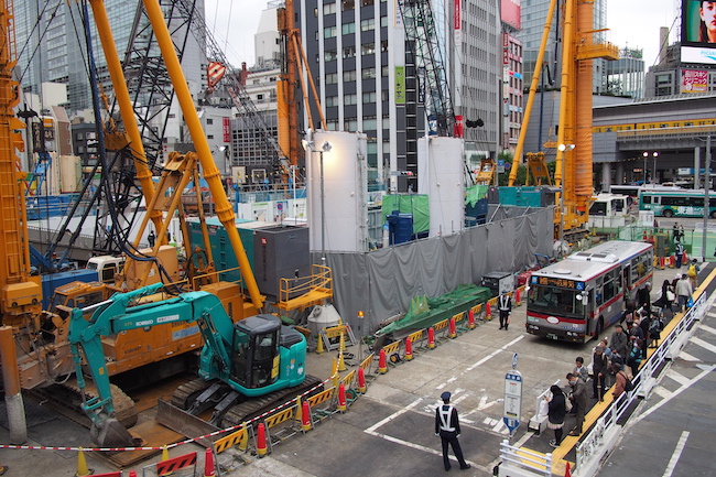 渋谷駅周辺で進む100年に1度の大再開発