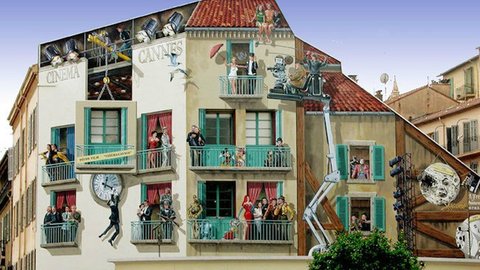 【海外の町おこし】街中をハッピーにするフランスのトリックアート