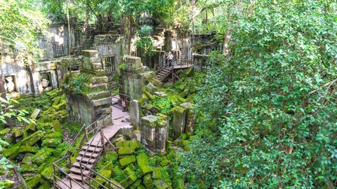廃墟のような知られざる絶景名所。カンボジアの密林に眠る「ベンメリア遺跡」