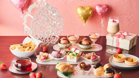 大人のバレンタイン体験を。「チョコレート×苺」の贅沢アフタヌーンティー【2/1〜】