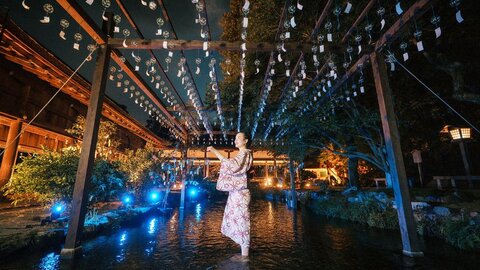 国宝を夜に巡る。夏夜の上賀茂神社で「龍神詣りと足つけ夕涼み」 国宝を夜に巡る。夏夜の上賀茂神社で「龍神詣りと足つけ夕涼み」