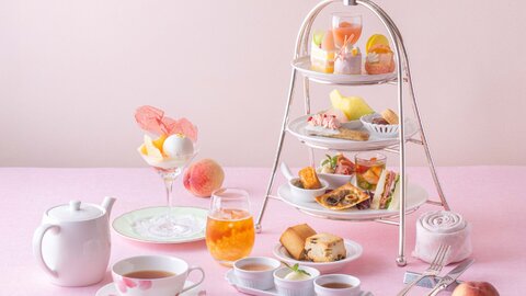 想像を超える「桃づくし」みなとみらいで叶う贅沢アフタヌーンティー